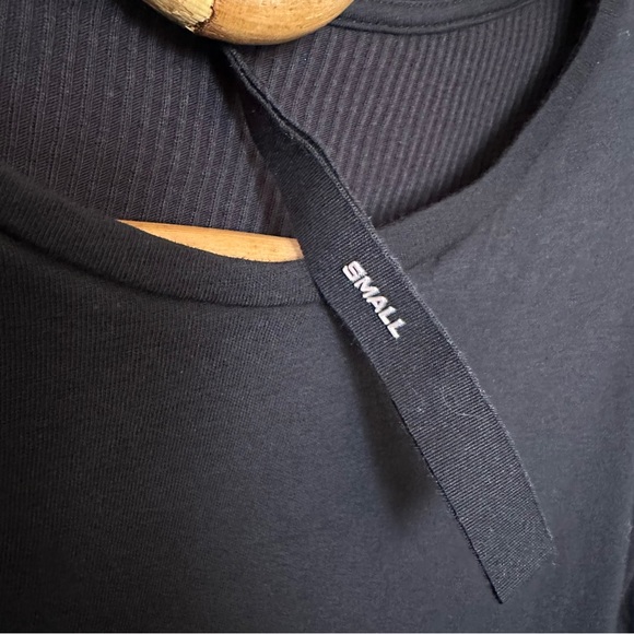 Army of Me | Black Asymmetrical Layered Long Sleeve Top Size S Emo Goth - Picture 10 of 12